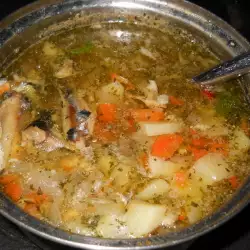 Супа от сафрид със зеленчуци