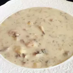 Крем супа с печурки и картофи