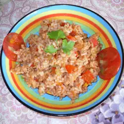 Диетичен веган ориз със зеленчуци