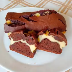 Шоколадов кекс с крема сирене