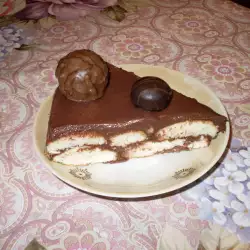 Бърза шоколадова торта с бишкоти