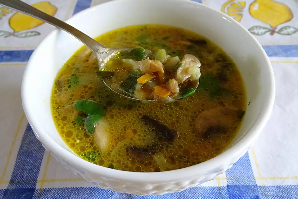Как се прави гъбена супа