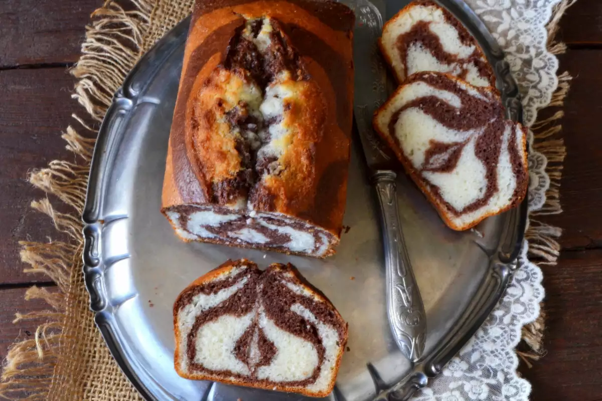 Мраморен Кекс с Шоколад