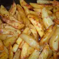 Печени чеснови картофи на фурна
