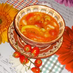Бобена супа с чорбаджийски чушки