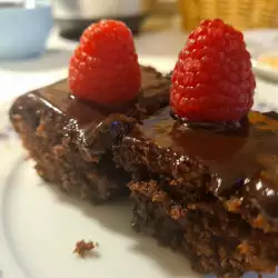 Шоколадов десерт с яйца