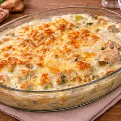 Бърза пилешка запеканка с кашкавал - идеална за вечеря