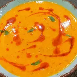 Доматена крем супа  със зехтин