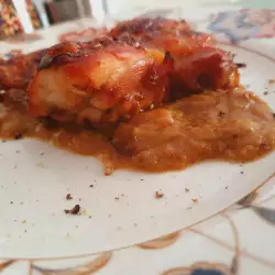 Сочни пилешки пържоли със сос на фурна