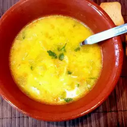 Вегетарианска супа с копър