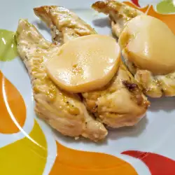 Крехки пилешки филенца на фурна