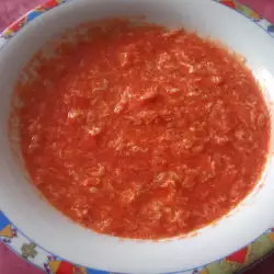 Селска доматена супа с яйце