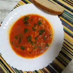 Постна супа с домати и фиде