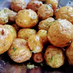 Друсани чеснови картофи с горчица