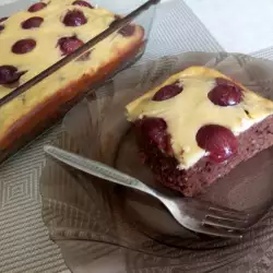 Черешов кейк със специална глазура