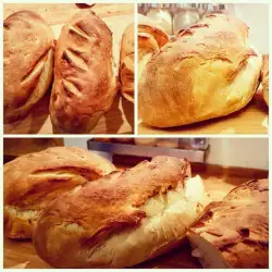 Селски хляб с бяло брашно