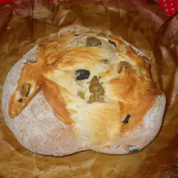 Средиземноморски хляб с маслини и зехтин