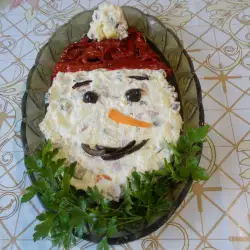 Картофена салата Снежен човек