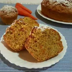 Кекс с моркови и брашно