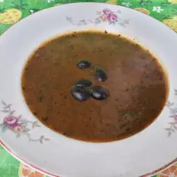 Постна супичка с лапад и маслини