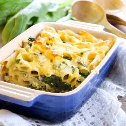 Макарони със спанак и сос на фурна - перфектна вечеря