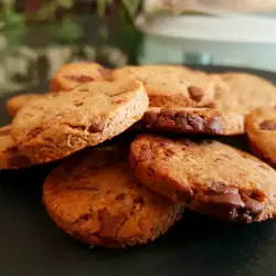 Пълнозърнести бисквити с парченца шоколад