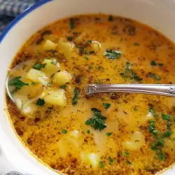 Обикновена картофена супа