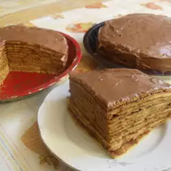 Палачинкова торта с шоколадов крем
