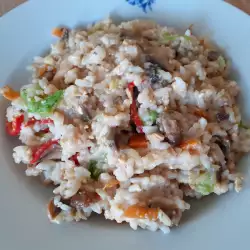 Пържен ориз с тофу и зеленчуци по китайски