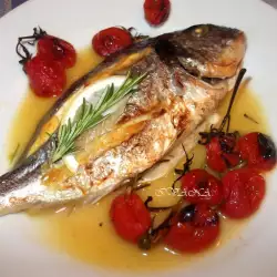 Риба на фурна с бяло вино