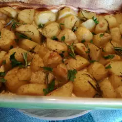 Печени картофи на фурна с розмарин