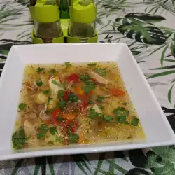 Супа с фенер и крилца от петел