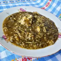 Пилешка манджа с ориз и лапад