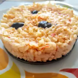 Постен ориз с маслини на фурна