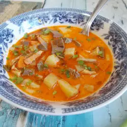 Пролетна супа с картофи