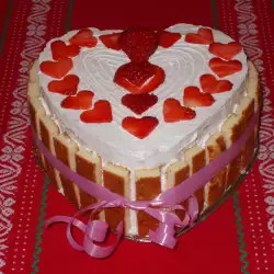 Лесна торта за Свети Валентин