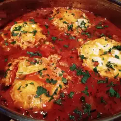 Яйца с домати по турски