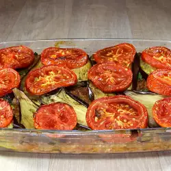 Запеканка с патладжан и домати
