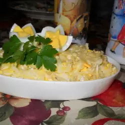 Сиромашка салата с яйца