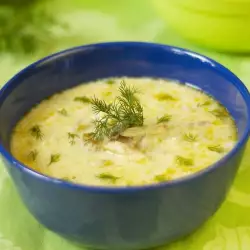 Супа от тиквички с копър