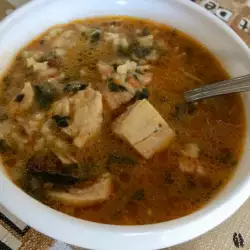 Супа от коприва с месо