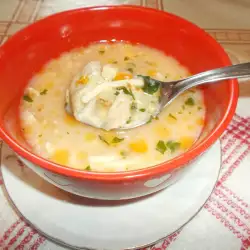 Гъста свинска супа с фиде и картофи