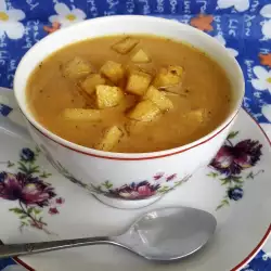 Тиквена крем супа с джинджифил