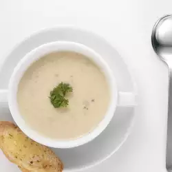 Зеленчукова крем супа с овесени ядки