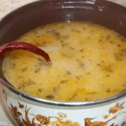 Лесна супа от прясно зеле