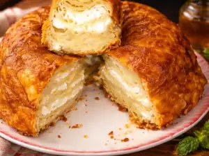 Баница на пластове в кексова форма