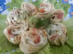 Палачинкови хапки с калмари