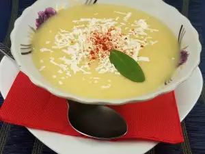 Хлебна супа със сирене