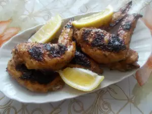 Пилешки крилца с мед и кетчуп