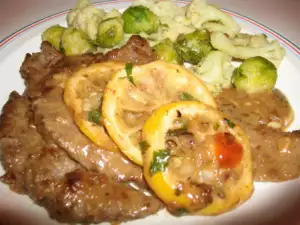 Вкусни телешки скалопини